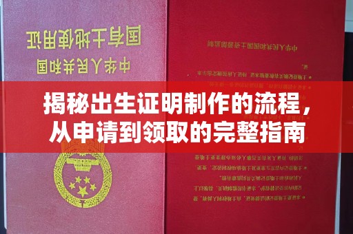 宣化揭秘出生证明制作的流程，从申请到领取的完整指南