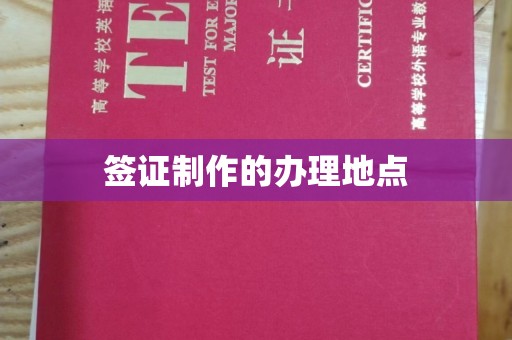 宣化签证制作的办理地点