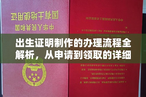 宣化出生证明制作的办理流程全解析，从申请到领取的详细指南