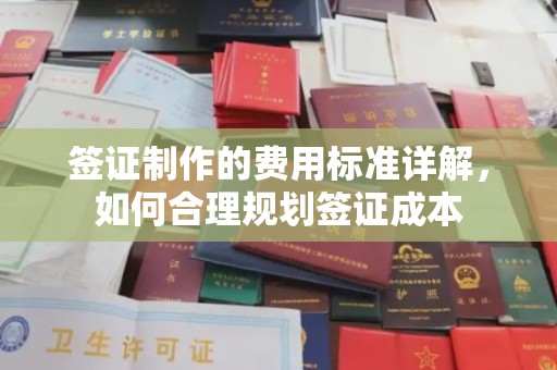 宣化签证制作的费用标准详解，如何合理规划签证成本